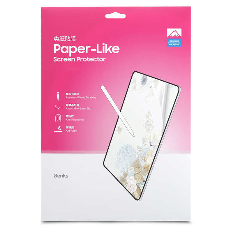 iPad Air 4. 5. Nesil / iPad Pro 11 2. 3. 4. Nesil uyumlu Paper-Like Ekran Koruyucu