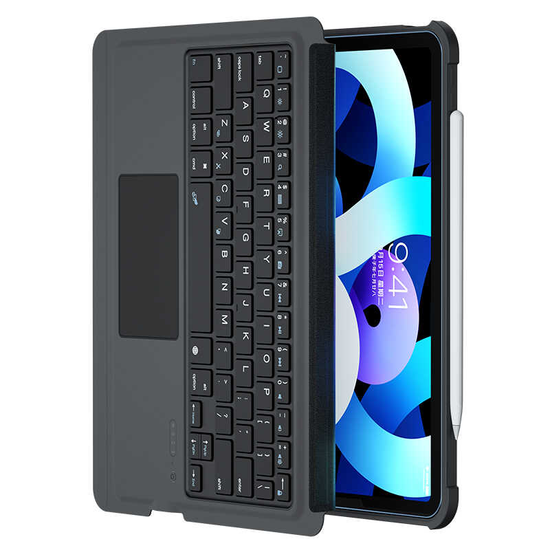 iPad Air 11 M2/M3 2024/2025 - iPad Air 4. 5. Nesil Uyumlu Benks Multifunctional Kablosuz Klavyeli Kılıf