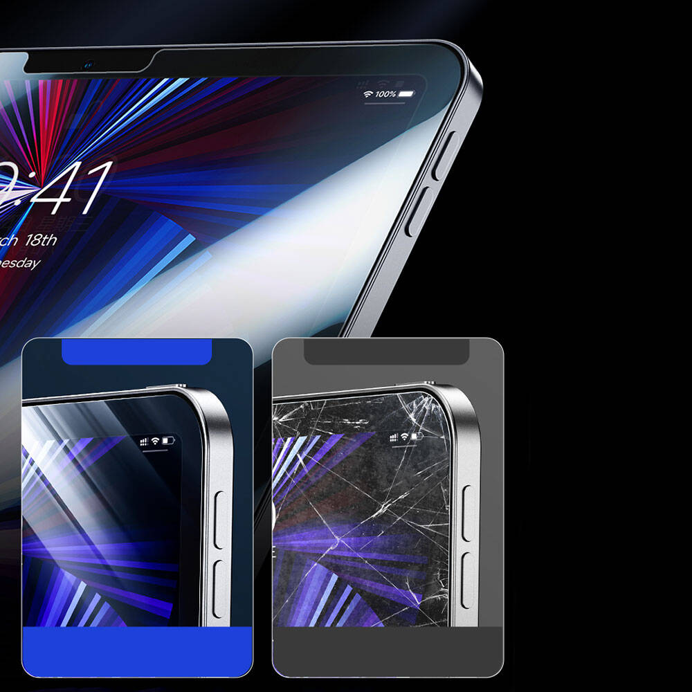 iPad Air 11 M2/M3 2024/2025 Benks OKR Glass Warrior HD Parlak Ekran Koruyucu