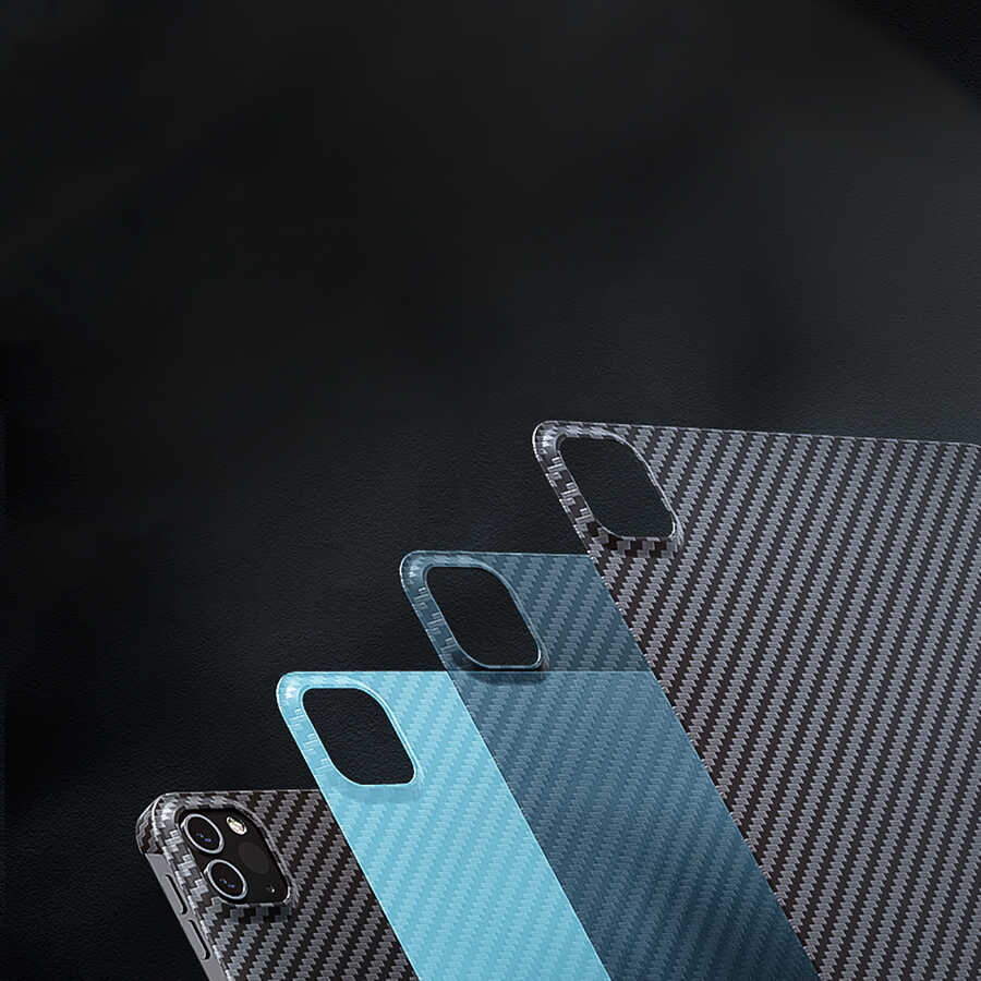 iPad Pro 11 2. 3. 4. Nesil uyumlu Kılıf Benks Essential Kevlar Karbon Fiber Kapak