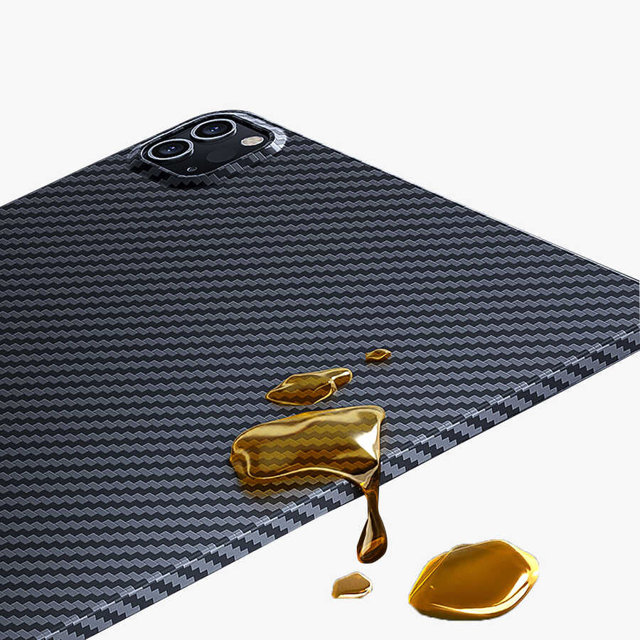 iPad Pro 11 2. 3. 4. Nesil uyumlu Kılıf Benks Essential Kevlar Karbon Fiber Kapak
