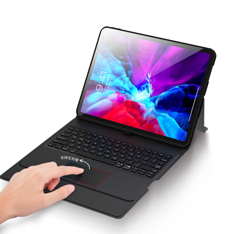 iPad Pro 12.9 4. 5. 6. Nesil uyumlu Benks Multifunctional Kablosuz Klavyeli Kılıf