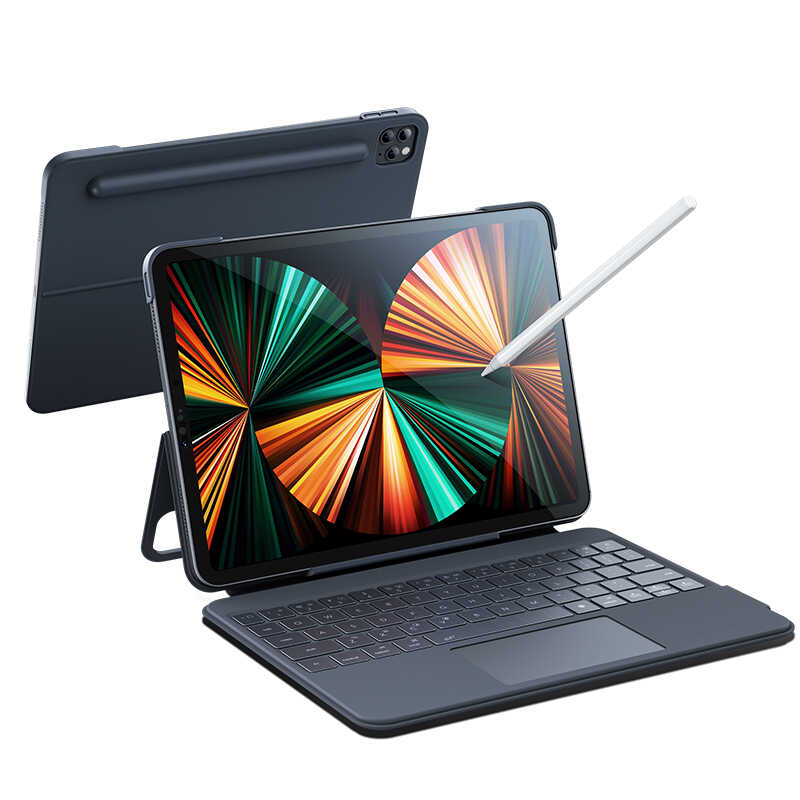 iPad Pro 12.9 4. 5. 6. Nesil uyumlu Benks KB02 Kablosuz Klavyeli Kılıf