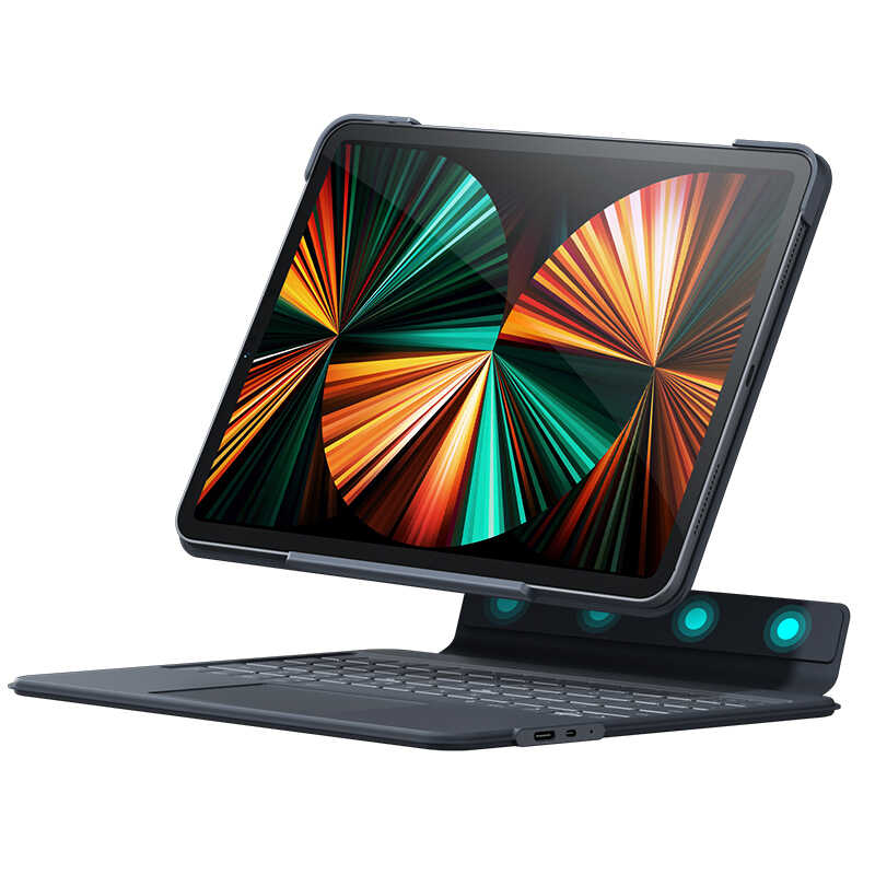 iPad Pro 12.9 4. 5. 6. Nesil uyumlu Benks KB02 Kablosuz Klavyeli Kılıf