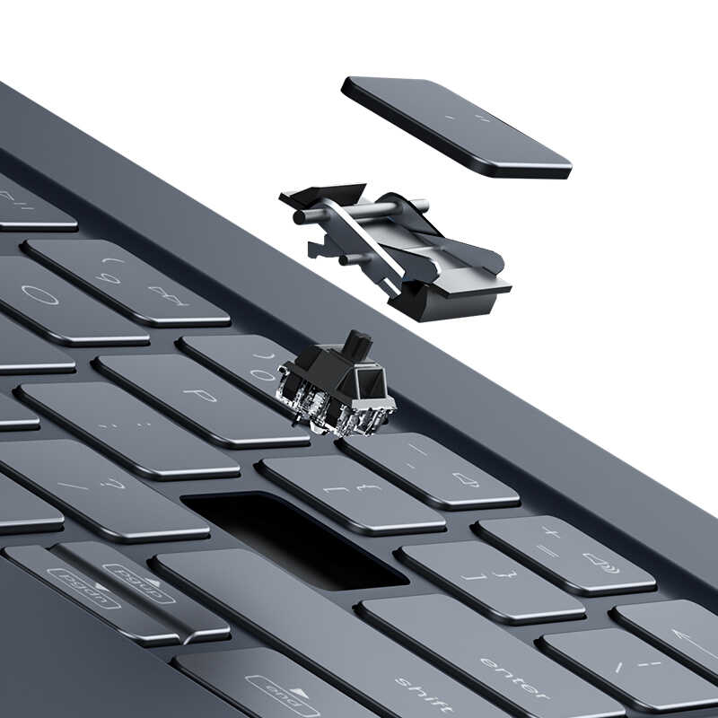 iPad Pro 12.9 4. 5. 6. Nesil uyumlu Benks KB02 Kablosuz Klavyeli Kılıf