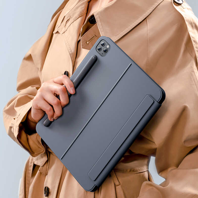 iPad Pro 12.9 4. 5. 6. Nesil uyumlu Benks KB02 Kablosuz Klavyeli Kılıf