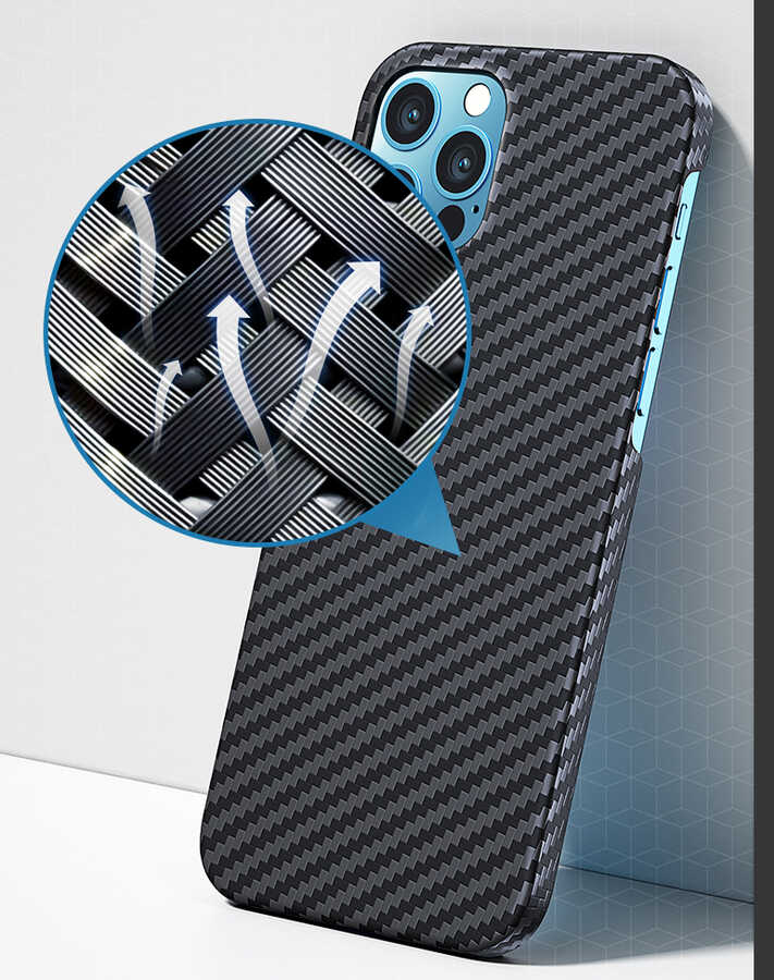 iPhone 12 / 12 Pro Kılıf Benks MFİ Magsafe Magnetic Aramid Kapak