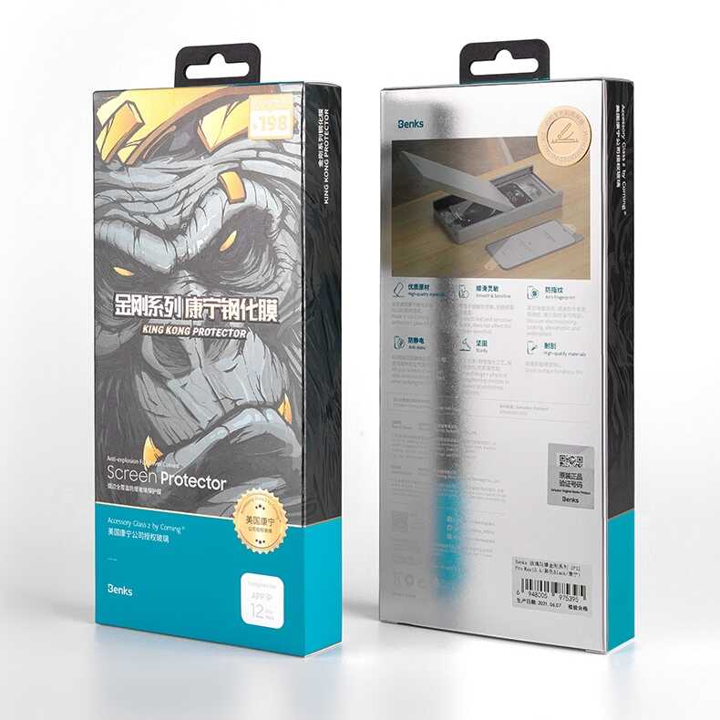iPhone 12 Pro Benks KingKong Corning Glass Temperli Cam Ekran Koruyucu