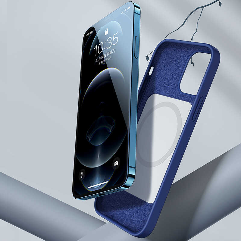 iPhone 12 Pro Max Kılıf Benks Magsafe Magnetic Original MFI Certified Silikon Kapak