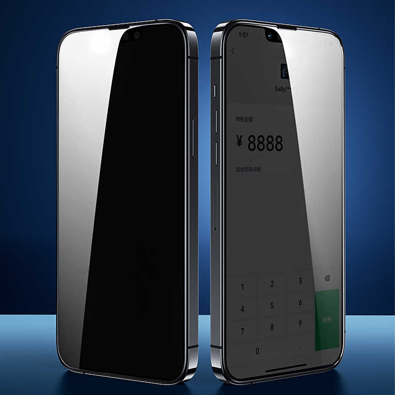 iPhone 13 / 13 Pro / 16E / 17E uyumlu Benks V Pro Privacy Ekran Koruyucu