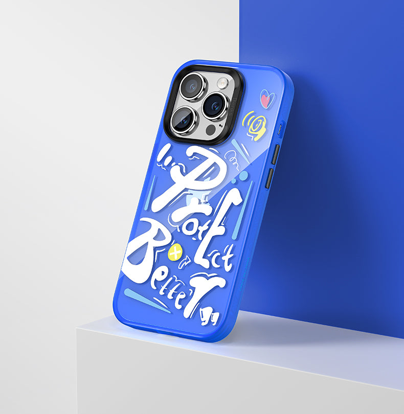 iPhone 13 Pro Kılıf Airbagli TPU Yazı Temalı Benks Dynamic New Kapak