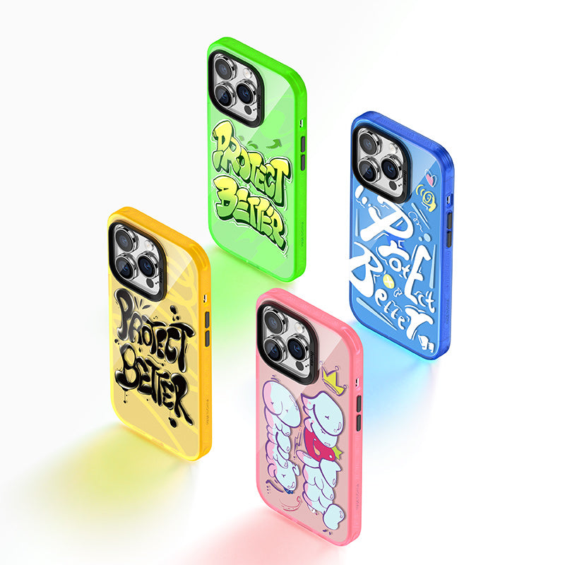 iPhone 13 Pro Kılıf Airbagli TPU Yazı Temalı Benks Dynamic New Kapak