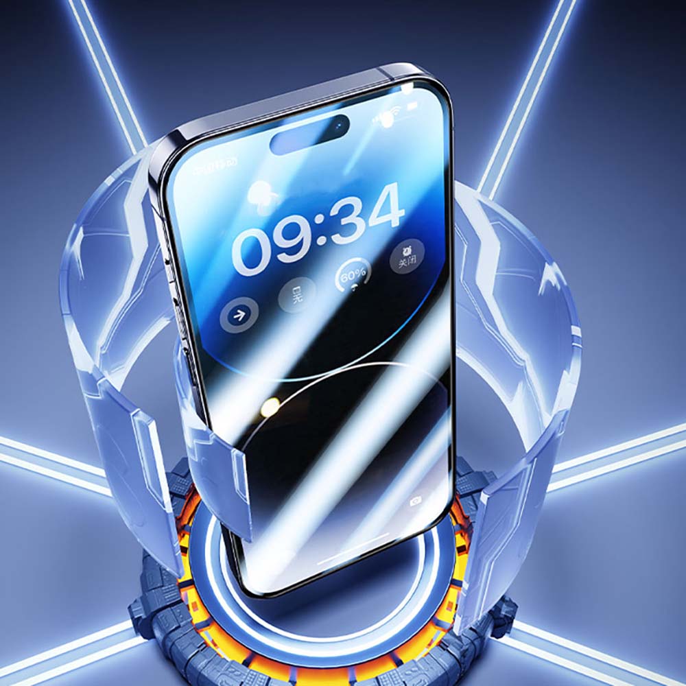 iPhone 13 / 13 Pro / 14 / 16E / 17E uyumlu Benks Gaming Anti-Dust Toz Önleyici Mat Cam Ekran Koruyucu