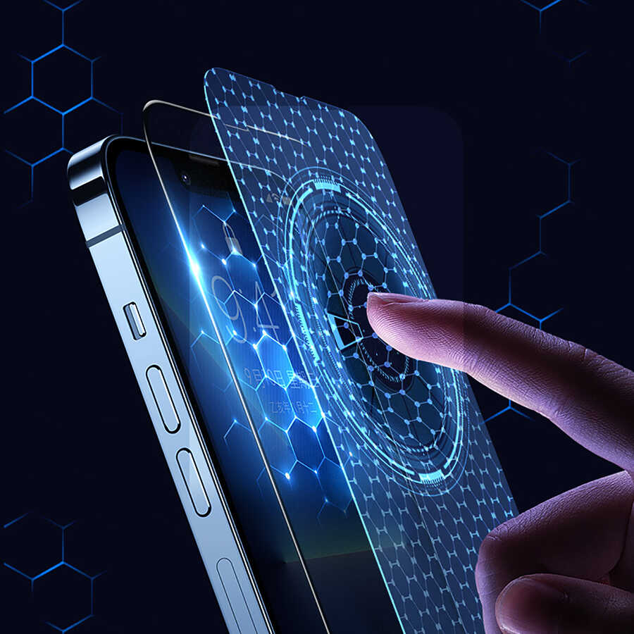 iPhone 13 / 13 Pro / 14 / 16E / 17E uyumlu Benks Mat Ekran Koruyucu Parmak İzi Bırakmayan Oyunculara Özel Ekran Filmi