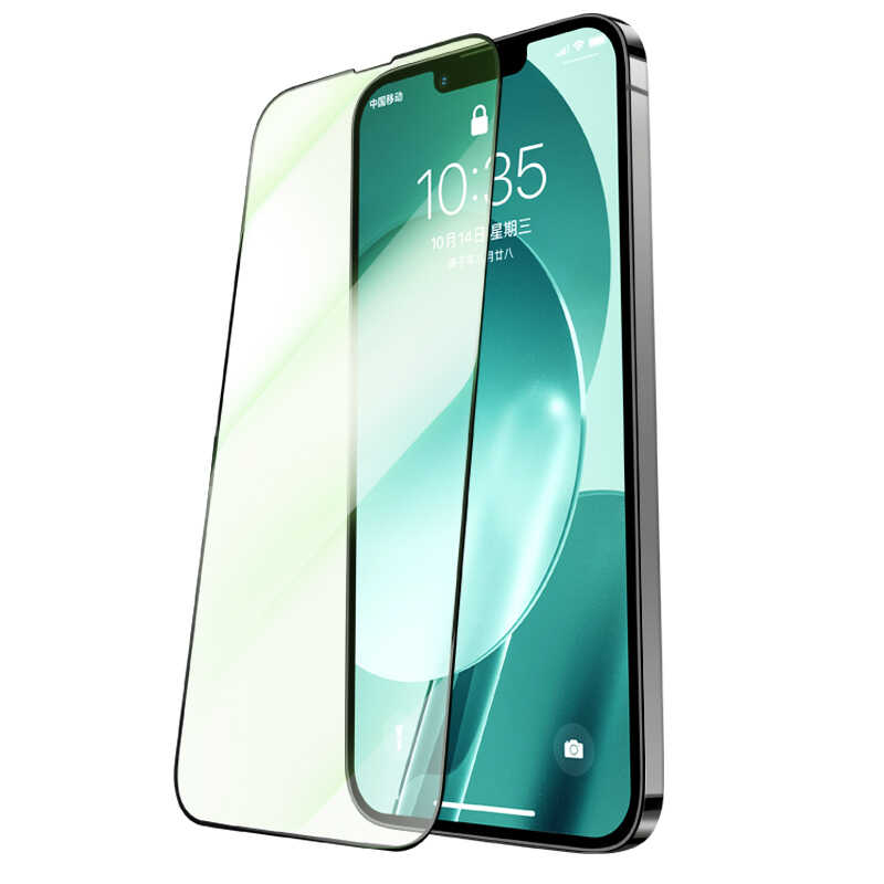 iPhone 13 / 13 Pro / 14 / 16E / 17E uyumlu Benks V Pro Green Light Ekran Koruyucu