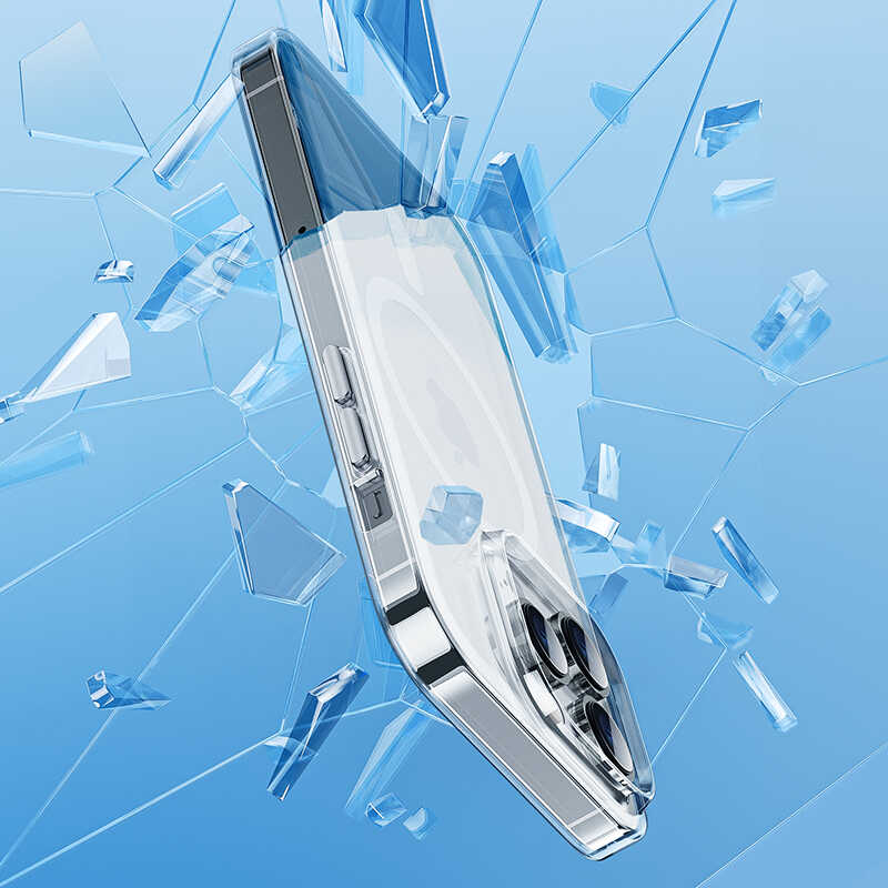 iPhone 14 Kılıf Benks Crystal Series Clear Kapak Ekran Koruyucu Hediyeli