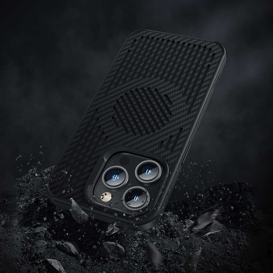 iPhone 14 Kılıf Benks Magnetic Cooling Kevlar Soğutucu Özellikli Telefon Kılıfı