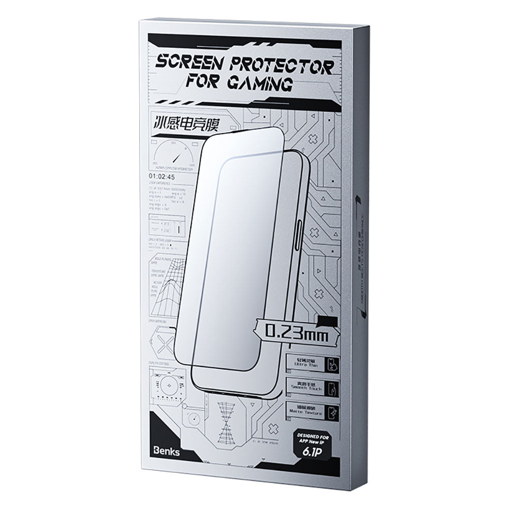 iPhone 13 Pro Max / 14 Plus Benks Gaming Anti-Dust Toz Önleyici Mat Cam Ekran Koruyucu