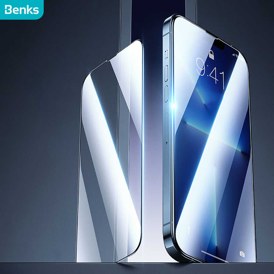 iPhone 13 Pro Max / 14 Plus Benks Mat Ekran Koruyucu Parmak İzi Bırakmayan Oyunculara Özel Ekran Filmi