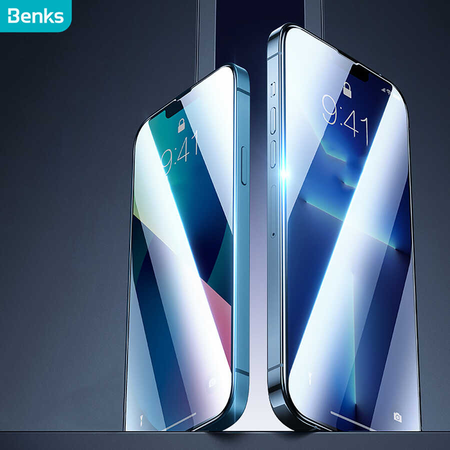iPhone 13 Pro Max / 14 Plus Benks Mat Ekran Koruyucu Parmak İzi Bırakmayan Oyunculara Özel Ekran Filmi