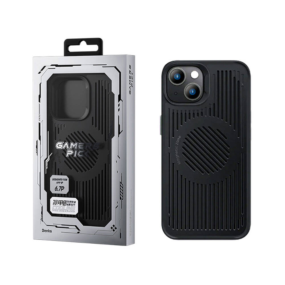 iPhone 14 Plus Kılıf Magsafe Şarj Özellikli Düşme Dirençli Soğutucu Benks Biliz Kapak