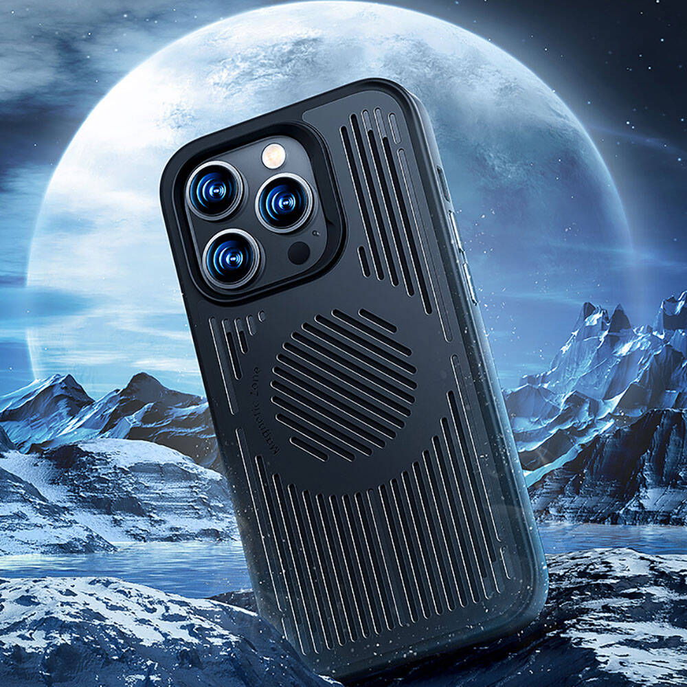 iPhone 14 Plus Kılıf Magsafe Şarj Özellikli Düşme Dirençli Soğutucu Benks Biliz Kapak