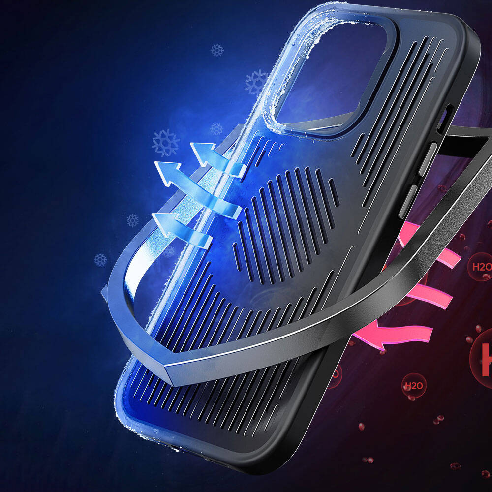 iPhone 14 Plus Kılıf Magsafe Şarj Özellikli Düşme Dirençli Soğutucu Benks Biliz Kapak