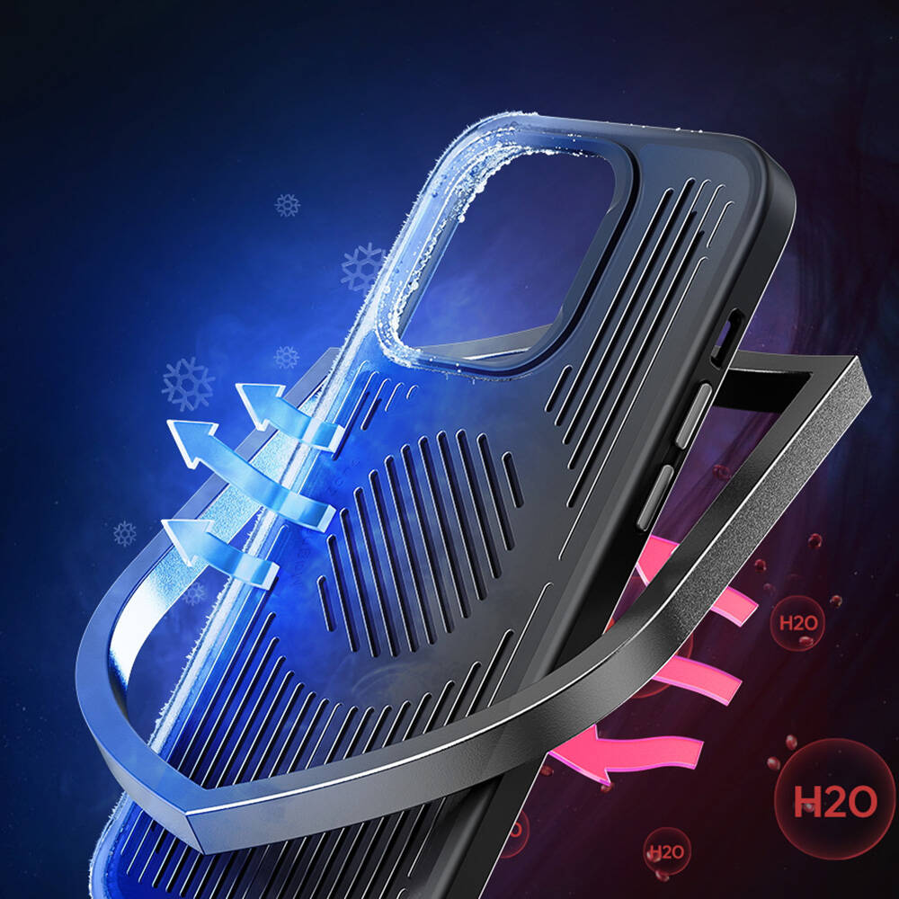 iPhone 14 Plus Kılıf Magsafe Şarj Özellikli Soğutucu Benks Biliz Kapak