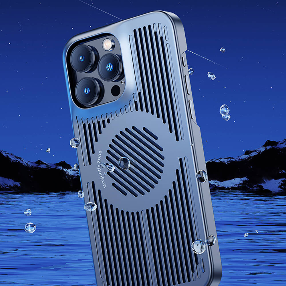 iPhone 14 Plus Kılıf Magsafe Şarj Özellikli Soğutucu Benks Biliz Kapak