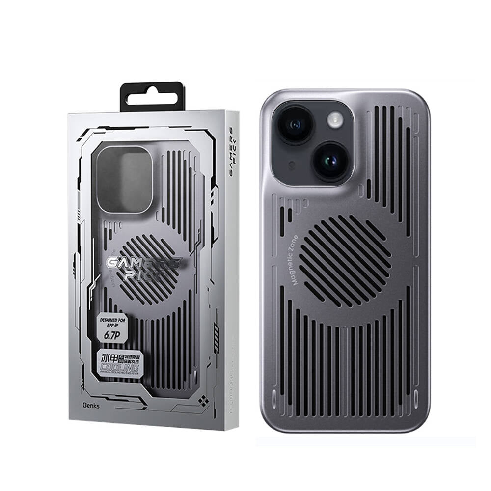 iPhone 14 Plus Kılıf Magsafe Şarj Özellikli Soğutucu Benks Biliz Kapak