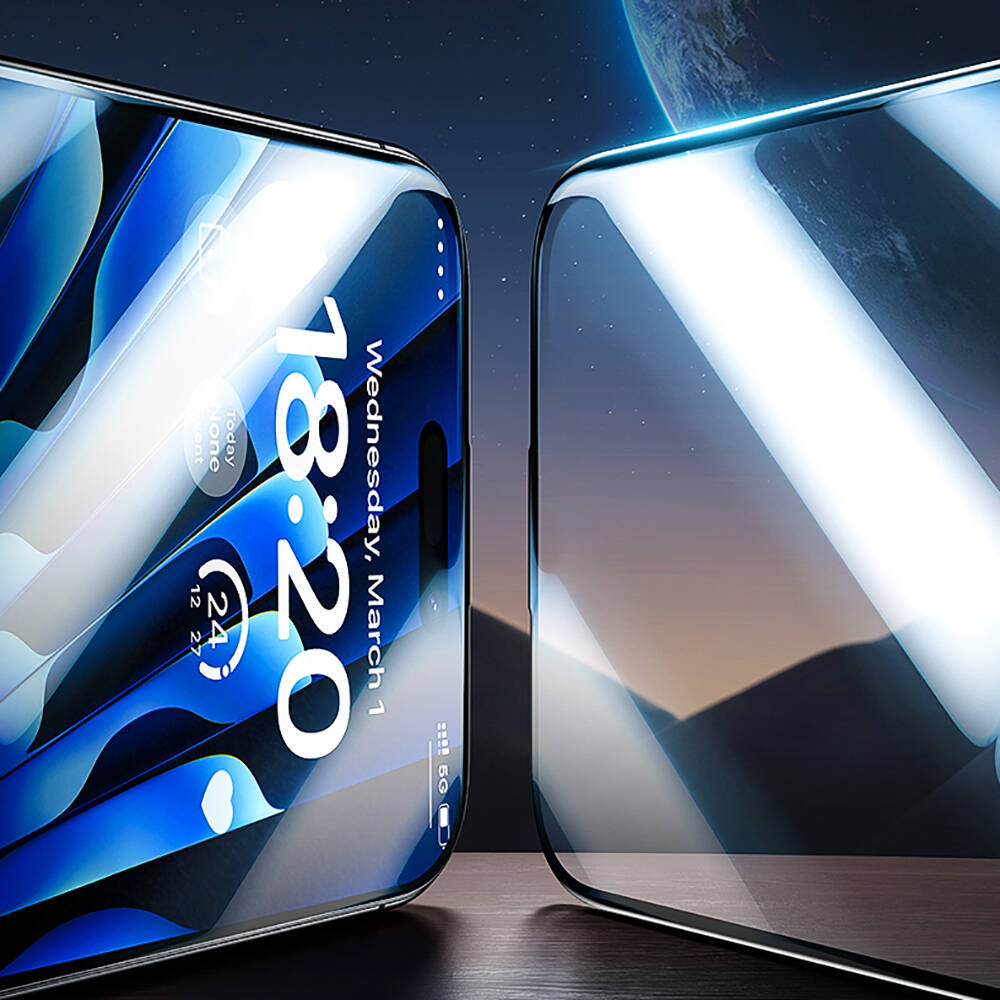 iPhone 14 Pro / 15 Benks Glass Warrior HD Cam Ekran Koruyucu + Kolay Uygulama Aparatlı