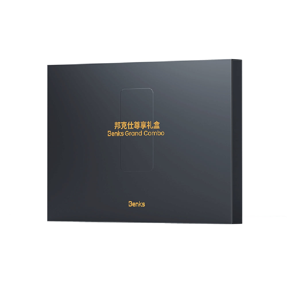 iPhone 14 Pro Benks Grand Combo MFM01 3in1 Aksesuar Seti Kılıf-Ekran Koruyucu-Wireless Şarj Aleti