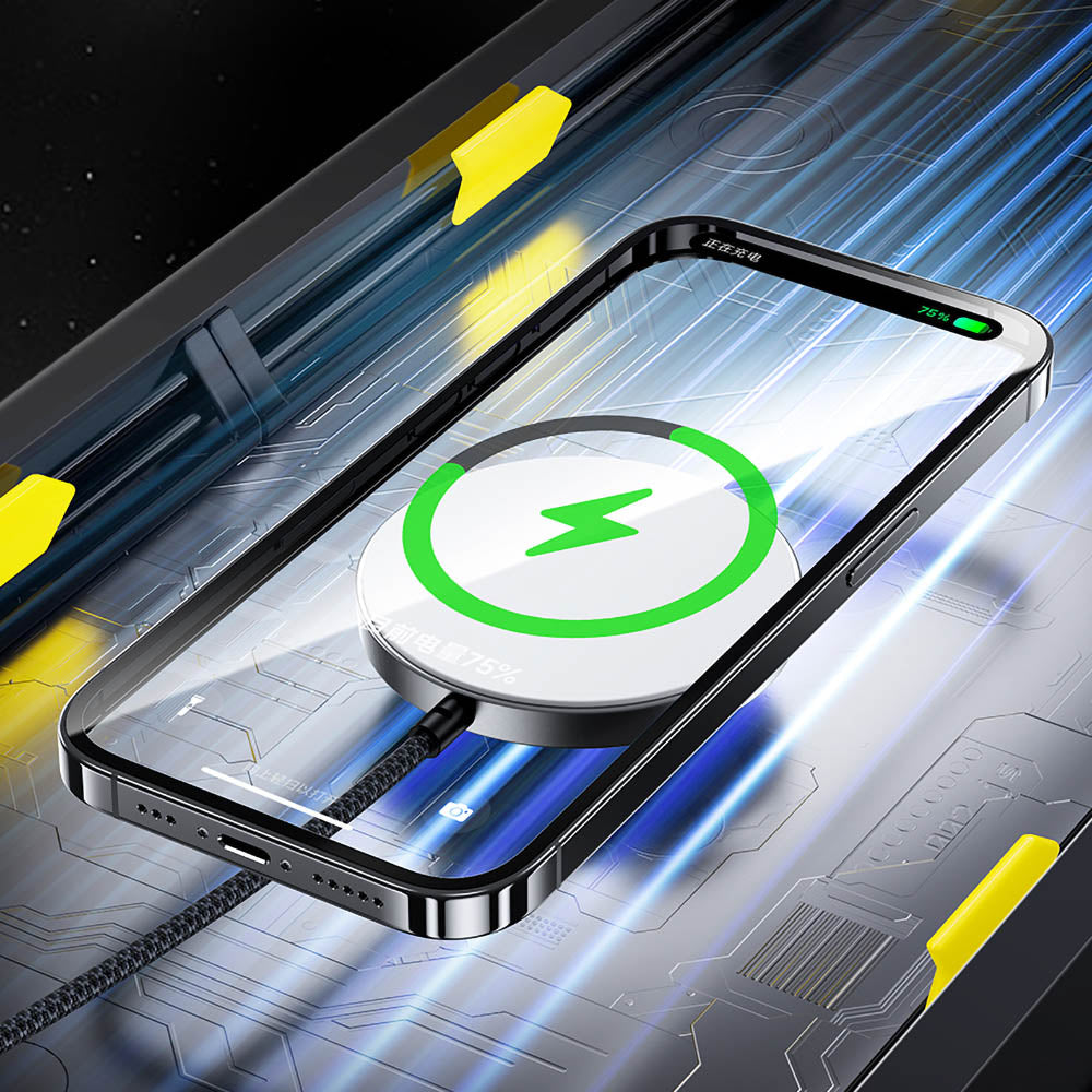 iPhone 14 Pro Benks Grand Combo MFM01 3in1 Aksesuar Seti Kılıf-Ekran Koruyucu-Wireless Şarj Aleti