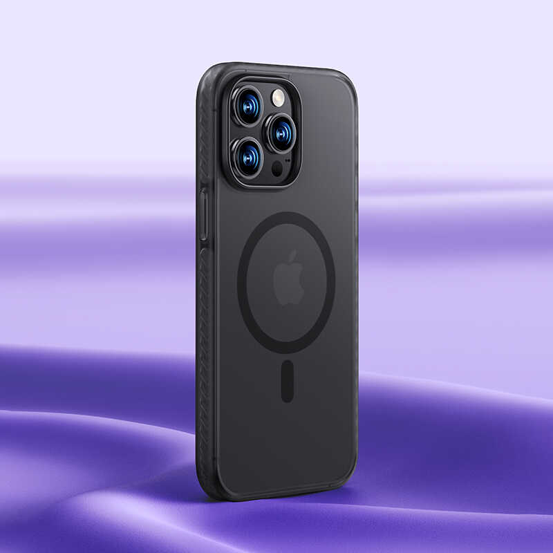 iPhone 14 Pro Kılıf Kenarları Silikon Airbagli Mat Arka Yüzey Benks Icesand Kapak