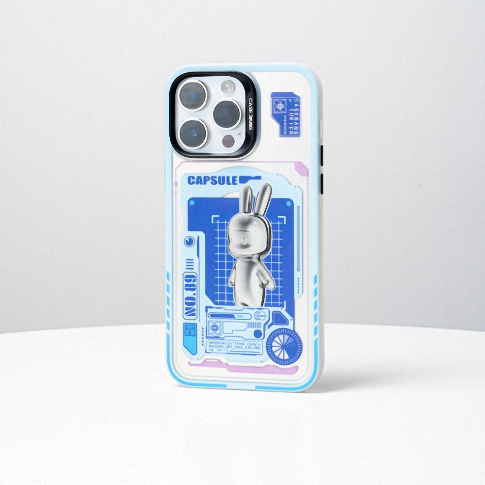 iPhone 14 Pro Kılıf Magsafe Şarj Özellikli Benks Casebang Rabbit Kapak