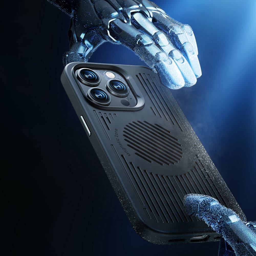 iPhone 14 Pro Kılıf Magsafe Şarj Özellikli Düşme Dirençli Soğutucu Benks Biliz Kapak