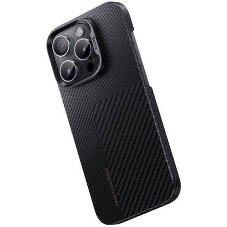 iPhone 14 Pro Kılıf Magsafe Şarj Özellikli Karbon Fiber Benks Montage ArmorAir Kevlar Kapak
