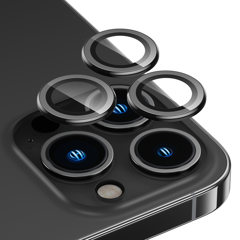 iPhone 14 Pro Max / 14 Pro uyumlu Benks DR Safir Kamera Lens Koruyucu