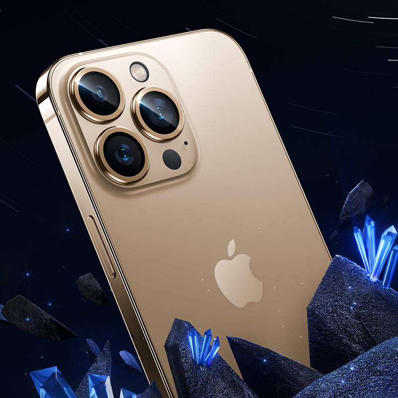 iPhone 14 Pro Max / 14 Pro uyumlu Benks DR Safir Kamera Lens Koruyucu
