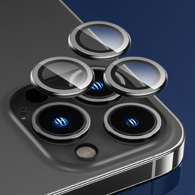 iPhone 14 Pro Max / 14 Pro uyumlu Benks DR Safir Kamera Lens Koruyucu