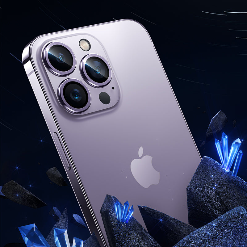 iPhone 14 Pro Max / 14 Pro uyumlu Benks DR Safir Kamera Lens Koruyucu