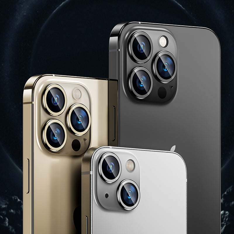 iPhone 14 Pro Max / 14 Pro uyumlu Benks DR Safir Kamera Lens Koruyucu