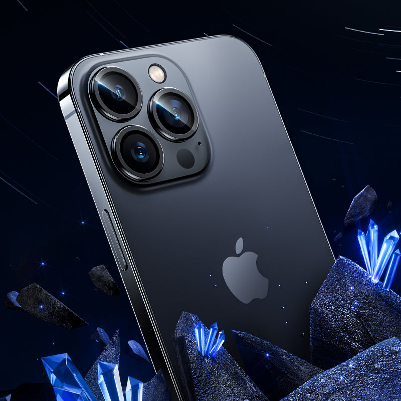 iPhone 14 Pro Max / 14 Pro uyumlu Benks DR Safir Kamera Lens Koruyucu