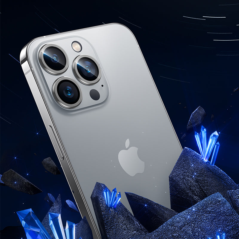 iPhone 14 Pro Max / 14 Pro uyumlu Benks DR Safir Kamera Lens Koruyucu