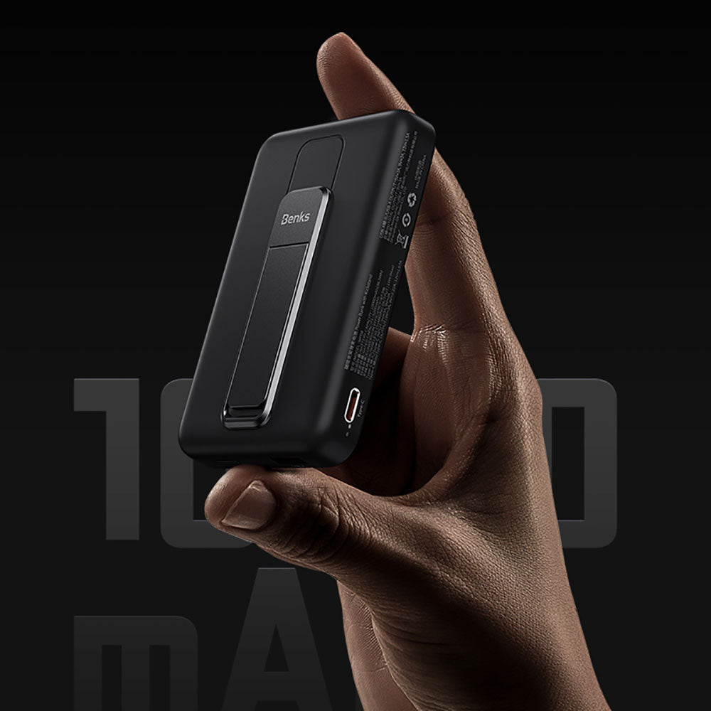 iPhone 14 Pro Max Benks Grand Combo New 5in1 Aksesuar Seti Kılıf-Ekran Koruyucu-Lens Koruyucu-Kablo-Powerbank