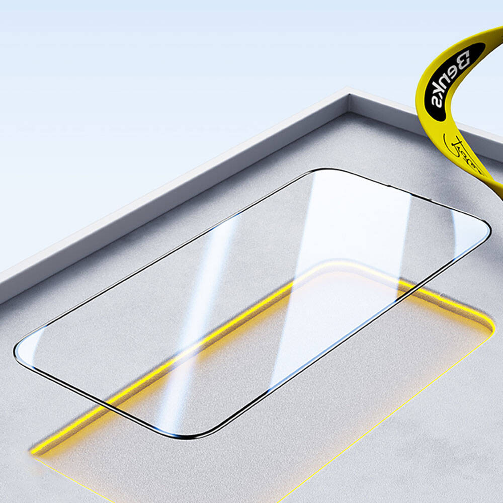 iPhone 14 Pro Max / 15 Plus Benks V Pro Ultra Shield 0.3mm Ekran Koruyucu + Kolay Uygulama Aparatlı