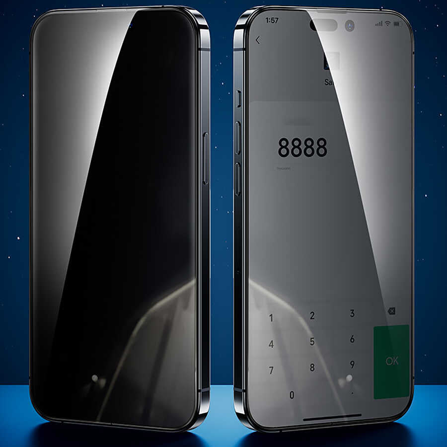 iPhone 14 Pro Max Benks Yeni Seri V Pro Plus Privacy Hayalet Ekran Koruyucu