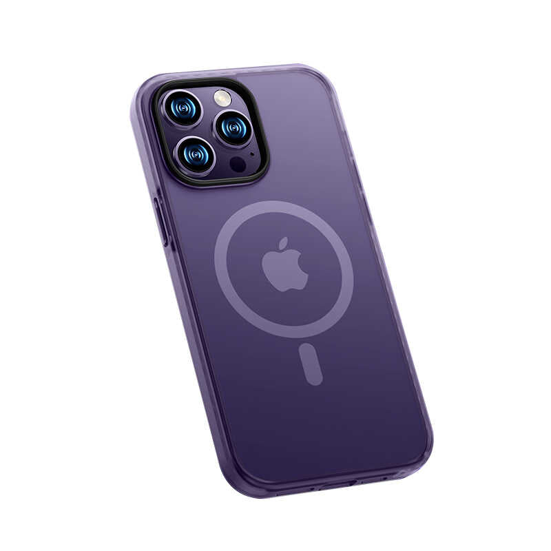 iPhone 14 Pro Max Kılıf Kenarları Silikon Airbagli Mat Arka Yüzey Benks Icesand Kapak