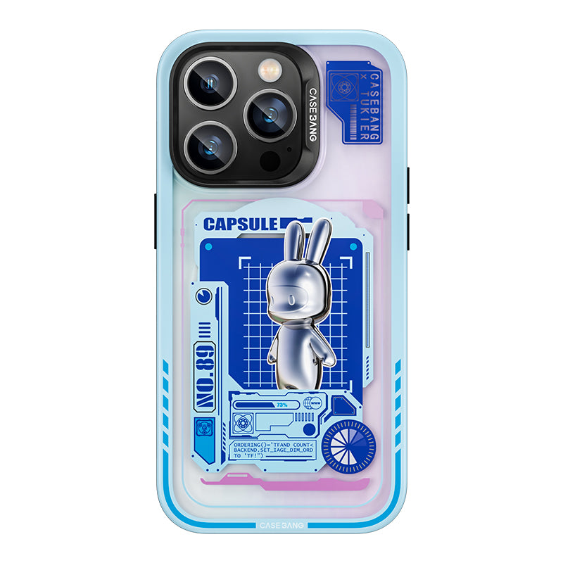 iPhone 14 Pro Max Kılıf Magsafe Şarj Özellikli Benks Casebang Rabbit Kapak