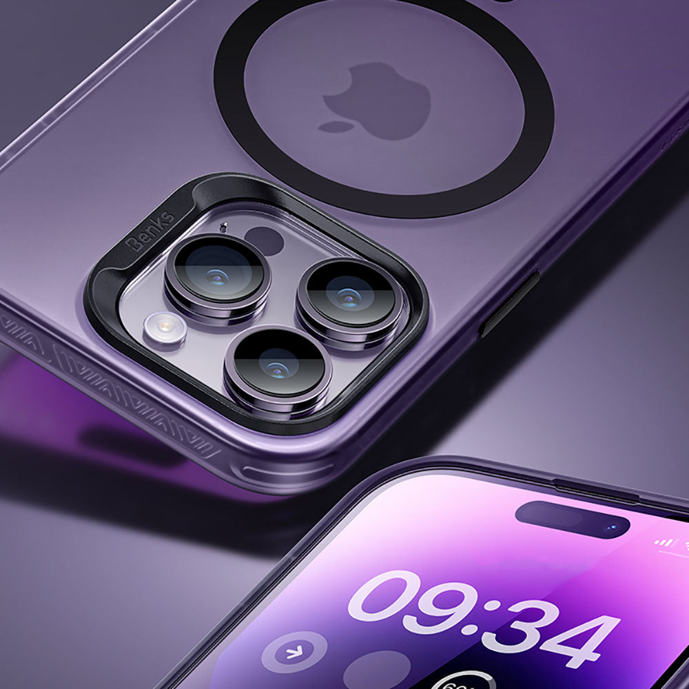 iPhone 14 Pro Max Kılıf Magsafe Şarj Özellikli Benks Lucid Armor Kapak